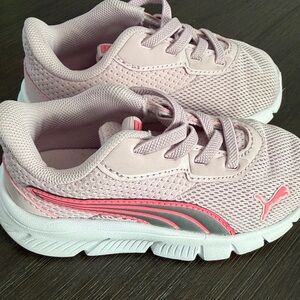 Puma Kids Pink Mesh Sneakers